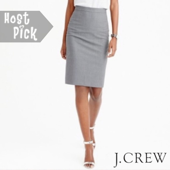 J. Crew Dresses & Skirts - ✨HP✨ Like new!! J. Crew 100% wool pencil skirt